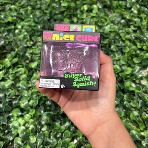 Needoh Nice Cube NEW BOX Purple Squishy Viral TikTok Easter Gift Squeeze Square